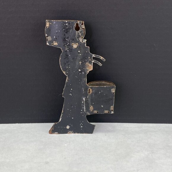 Vintage De Laval Cream Separator Tin Match Toothpick Holder Advertising Decor - Picture 2 of 8